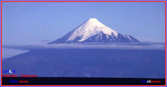 VISTA AEREA DEL VOLCAN OSORNO